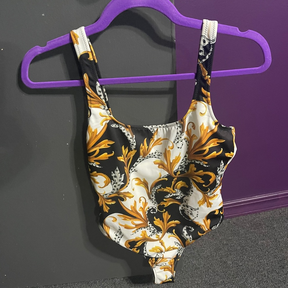 Versace one piece bathing suit